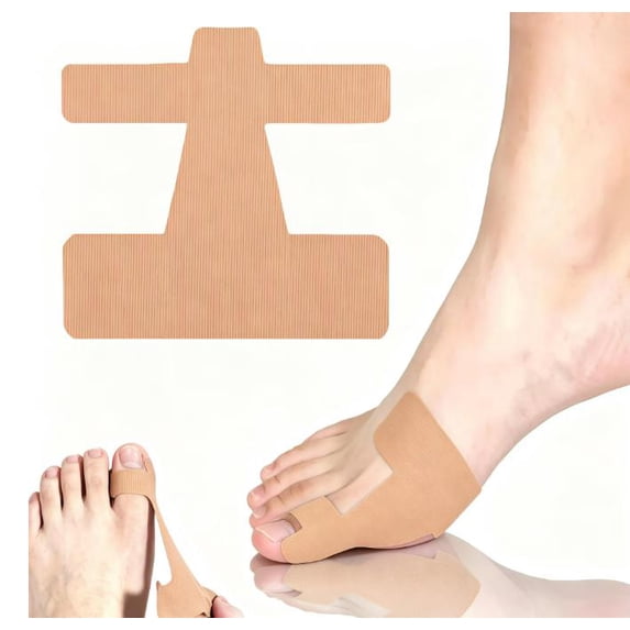 20PCS Pre-cut Bunion Corrector Kinesiology Tape,Breathable & Hypoallergenic Latex-Free Toe Support Strips,Self-Adhesive Hallux Valgus Corrector for Men & Women