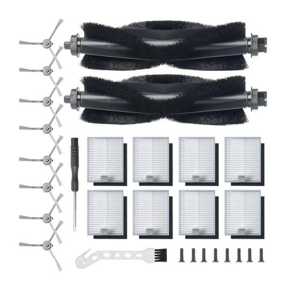 20PCS Replacement Kit Main Side Brush for Eufy L60/L50 Robotic Vacuums