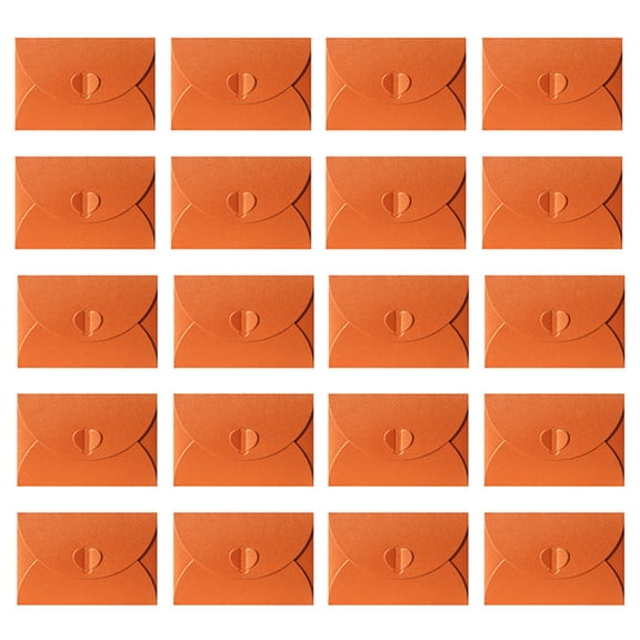 20PCS Retro Glitter Envelopes 2.8'' x 4'' Mini Colored Envelopes Cash Envelopes for Baby Shower Wedding Party Invitation