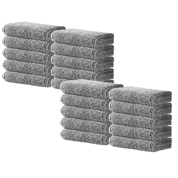 20PCS Reusable Microfiber Makeup Removal Face Towels – Soft, Quick-Dry Cotton Washcloths for Skincare, Gentle on Sensitive & Baby Skin