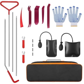 20PCS Roadside Emergency Car Tool Kit, Emergency Car Unlocking Tool, Includes An Air Pump, Universal Door And Window Opener, Long-Handled Tool, Scratch-Resistant Pry Bar, And Storage Bag.