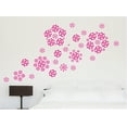 thumbnail image 1 of 20PCS Rose Red Delicate Heart Shape Wall Decal Wall Sticker DIY PVC Removable Transparent Wall Decor Film Self-Adhesive Mural Art Wall Decor for Living Room, Bedroom, Kids Room, Nursery,, 1 of 5
