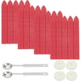 thumbnail image 1 of 20PCS Sealing Wax Sticks Antique Manuscript Wax Seal Sticks Red 2PCS Wax Spoon 4PCS Candles Sealing Wax for Wax Seal Stamp Halloween Wedding Invitation Cards Gift Wrap-Dark Red, 1 of 9