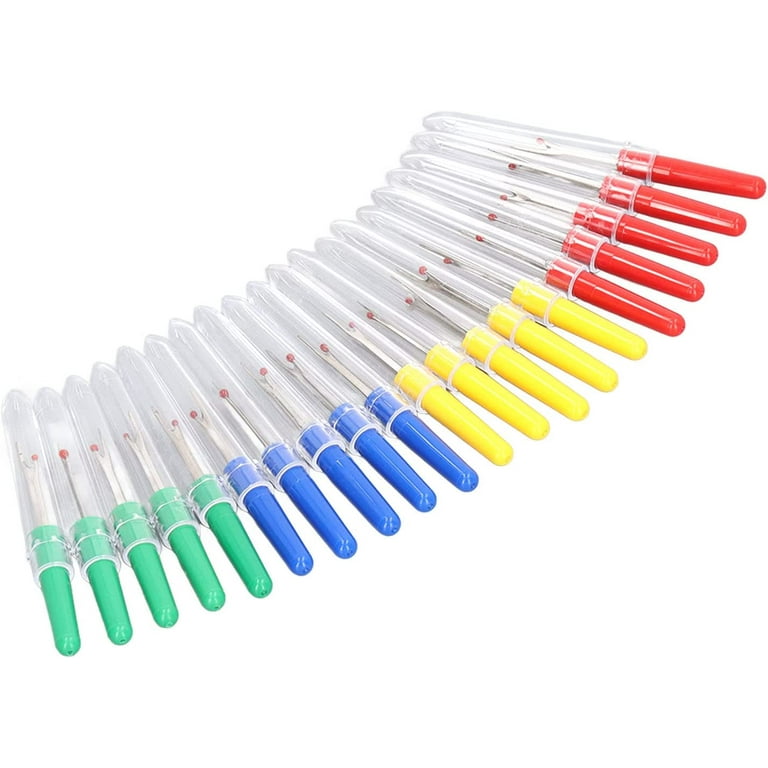 Seam Rippers for Sewing,20pcs Colorful Sewing Seam Rippers,Stainless Steel Sewing Seam Ripper Tool,Red Mini Ball Thread Remover Seam Rippers for