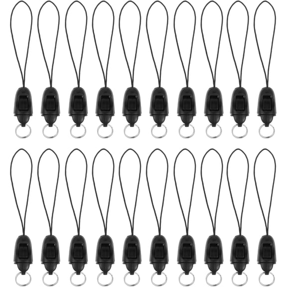 20PCS Small Lanyard, Detachable Loop String Connector Lanyard Anti-Lost Short Lanyards Detachable Buckle Pendant Buckle Mobile Phone Accessories for Mobile Phone Lariat USB Drive Keys DIY Supplies