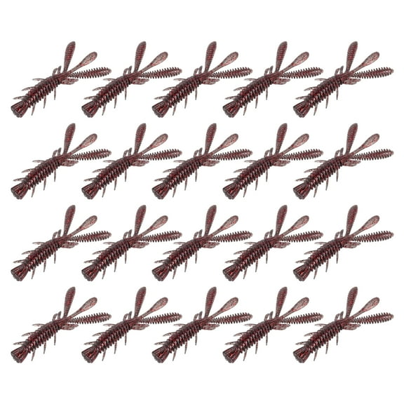 20PCS Soft Crawfishes Lures Fishing Craw Baits Artificial Fishing Lures Baits Swimbait for Outdoor Fishing