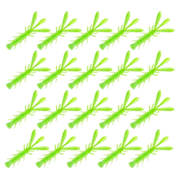 20PCS Soft Fishing Crawfishes Lure Lobsters Baits Artificial Fishing Lures Baits Swimbait Soft Plastic Lures Easy to Use