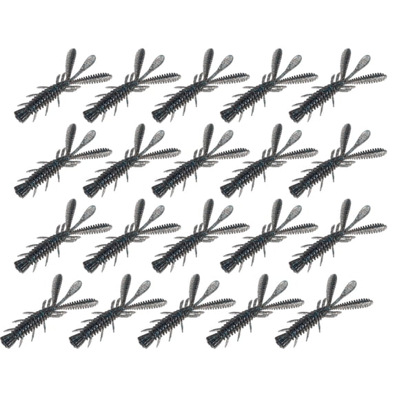 20PCS Soft Plastic Fishing Lures Artificial Swimbait Floating Shrimp Crawfish Lure for Outdoor Fishing Easy to Use