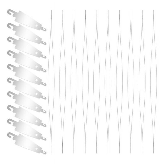 20PCS Stainless Steel Punch Needle Threaders,Long Sewing Threaders Embroidery Stitching Tools for DIY Craft Works