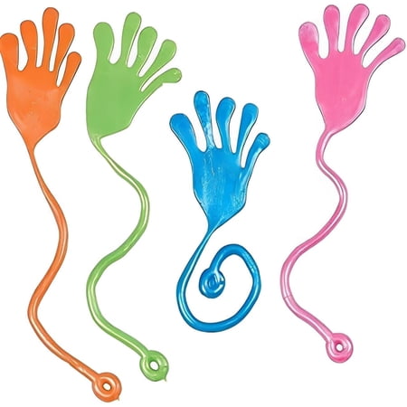 20PCS Sticky Hands, Sticky Finger, Kids' Party Favor Sets, Fun Toys, Party Favors, Wacky Fun Stretchy Sticky Hands, Party Favors, Birthday Parties, Toys for Sensory Kids,20PCS