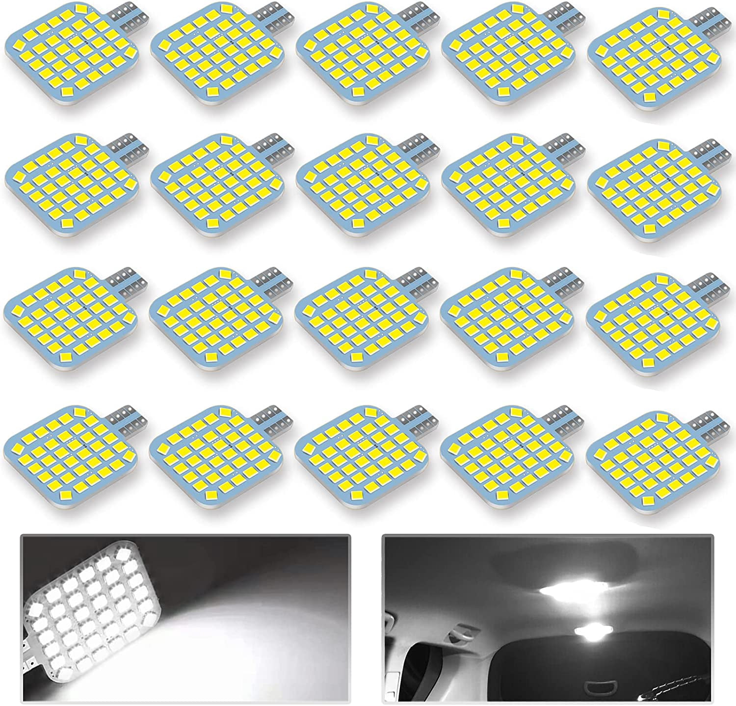 20PCS T10 921 922 912 RV Interior LED Light Bulbs, Super Bright LED ...
