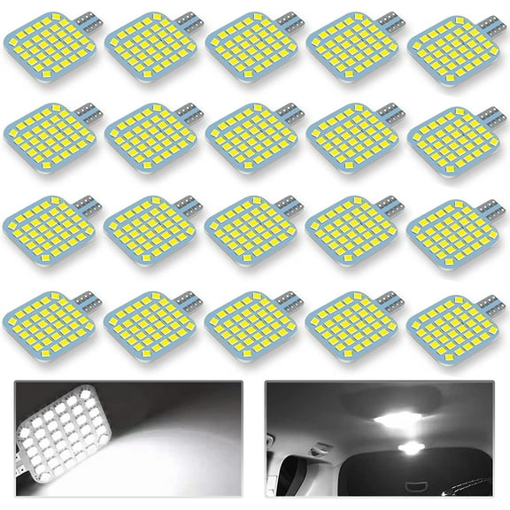 20PCS T10 921 922 912 RV Interior LED Light Bulbs, Super Bright LED Bulbs Replacement Lighting 36-SMD 2835 6500K White for 12V RV Camper Trailer Motorhome Boat Dome Car Marine Ceiling Indoor Light