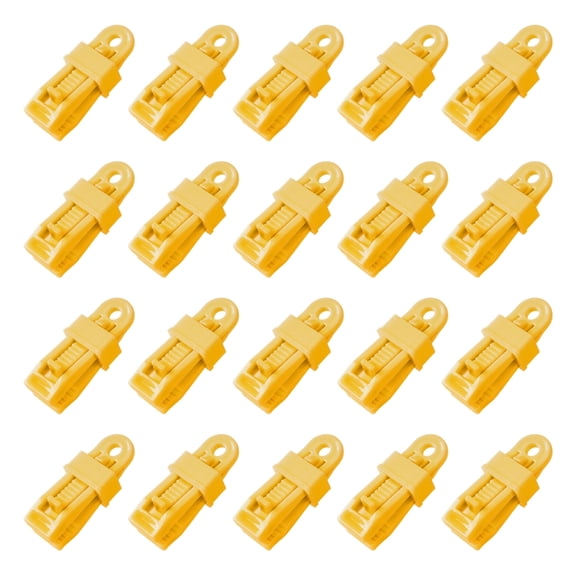 20PCS Large Anti Wind Tent Anchors Shelter Clip Canopy Clip PP Texture for Camping Hammocks and Outdoor Equipment