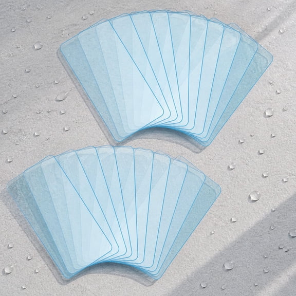 20PCS Underwater Pool Liner Repair Patches, 4" x 7.8", Clear PVC Self-Adhesive Patches for Vinyl Pools, Inflatable Toys, Air Mattresses, Hot Tubs