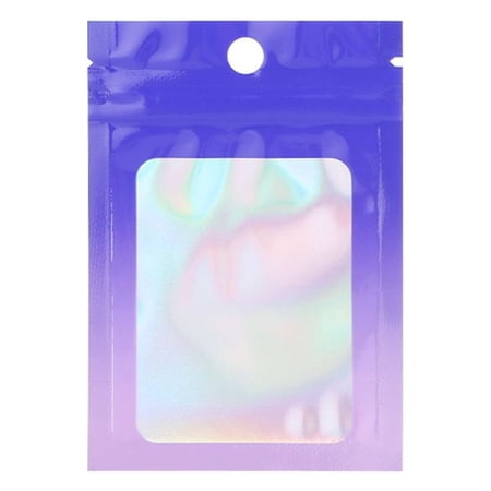 20PCS Waterproof Packaging Supplies Home & Kitchen Resealable Food Storage Bags Candy Pouch Aluminum Foil Self-sealing Bag 7X10CM 2