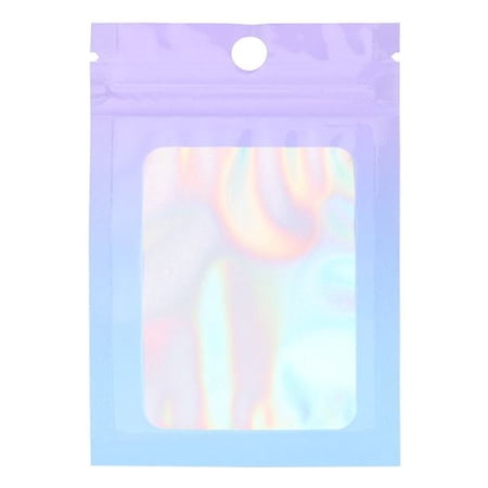 20PCS Waterproof Packaging Supplies Home & Kitchen Resealable Food Storage Bags Candy Pouch Aluminum Foil Self-sealing Bag 7X10CM 3