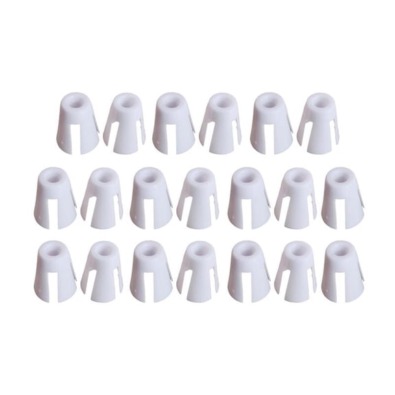 20PCS White Coil Claw Thread Spool Cone Holder Sewing Accessories for Overlocker Serger Sewing