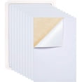 thumbnail image 1 of 20PCS White Velvet Fabric Sticky Back Adhesive Sheets 8.3"x11.8" Soft Self Adhesive Felt Fabric for Christmas Art Decoration Drawer Liner Craft Making, 1 of 5