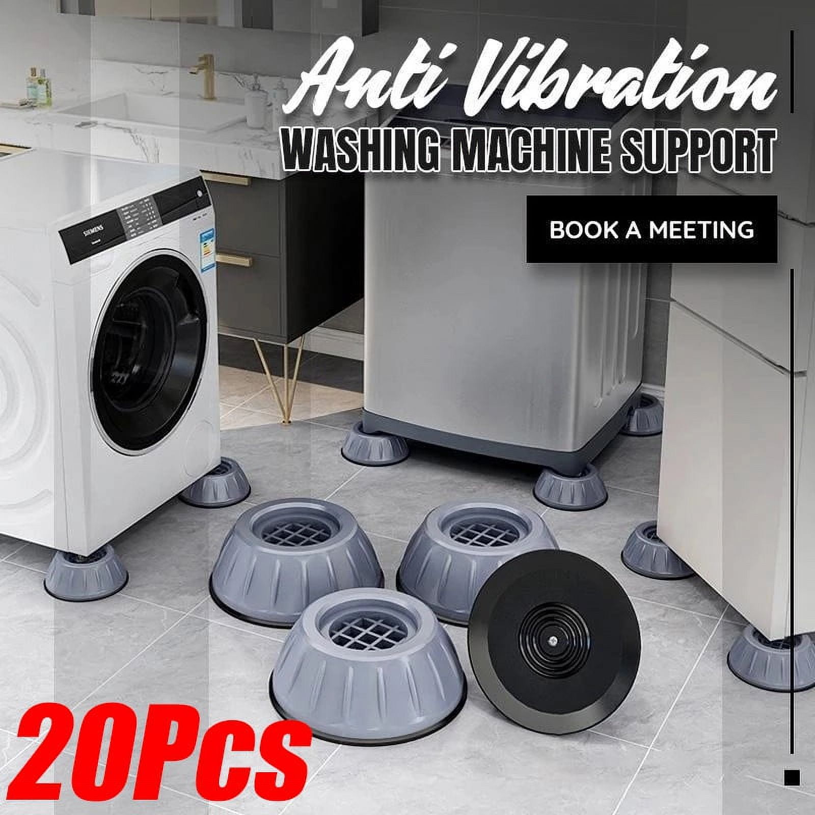Mini Fridge Stand Adjustable Stand Base for Washer Refrigerator Washing  Machine Dryer Freezer White MU7532