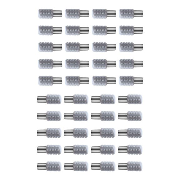 20PCS tapping Screws with Covers Nonslip Partition Nails set Stabilize Your Wardrobe & Glass Laminates
