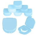 thumbnail image 1 of 20PCs Dental Grade Orthodontic Retainer Boxes by VASTMED | Dental Mouthguard Container Retainer Case with Vent Holes Denture Holder Box Clear Aligner Case Slim for Household, 1 of 5