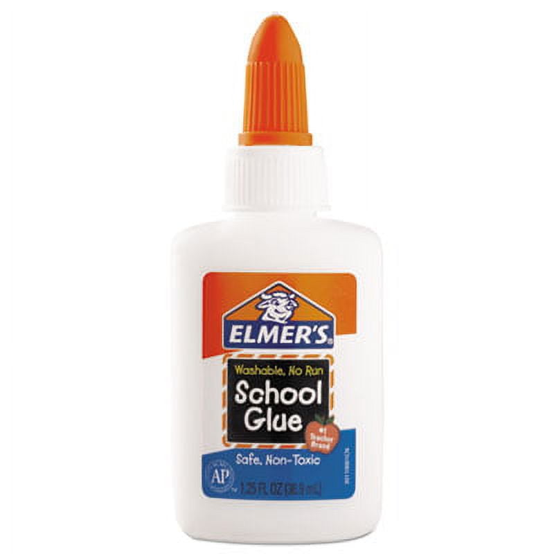 20PK Elmer's Washable School Glue, 1.25 oz, Dries Clear (E301)