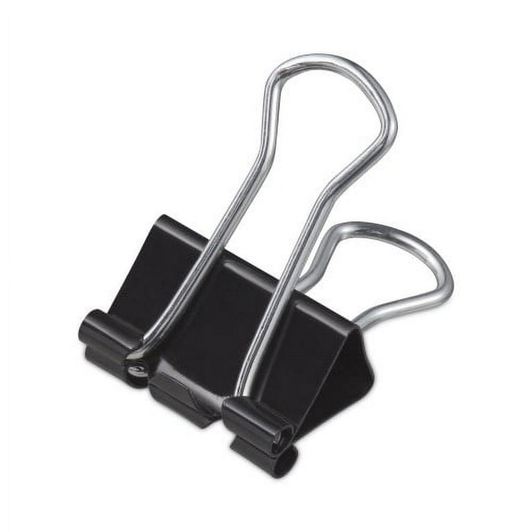 Binder Clips, Small, Black/Silver, 12/Box Binder Clips, Small, Black/Silver, 12/Box