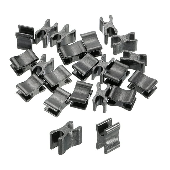 20Pack #10 Top Stopper Closed-end Zipper Slider, Metallic Black