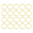 thumbnail image 1 of 20Pack 15mm Brass Hollow Circle Bezel Round Linking Rings(Gold), 1 of 4