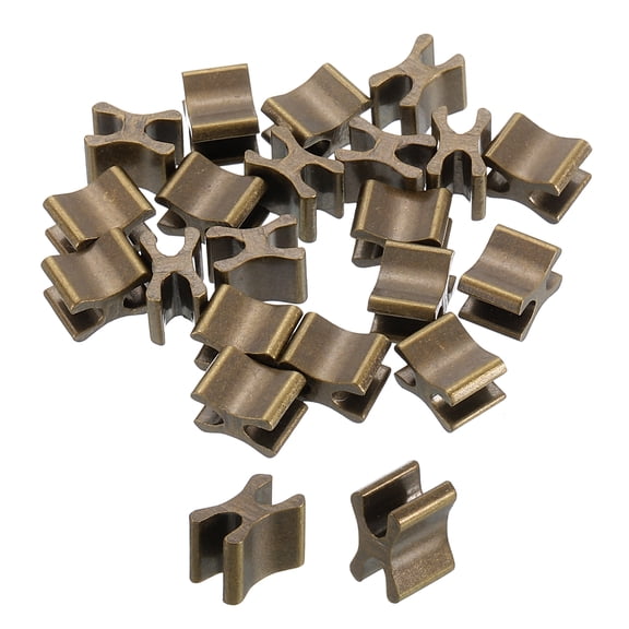 20Pack #5 Top Stopper Closed-end Zipper Slider, Bronze