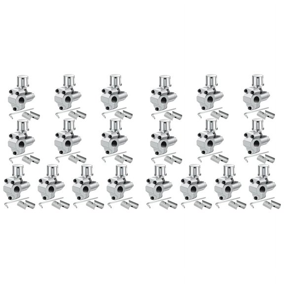20Pack BPV-31 Piercing Valve Line Tap Valve Kits Adjustable for Air Conditioners HVAC 1/4 Inch,5/16 Inch,3/8 Inch Tubing