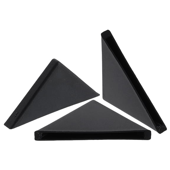 20Pack Corner Protectors 4x50mm Plastic Right Angle Corner Guards Cushion, Black