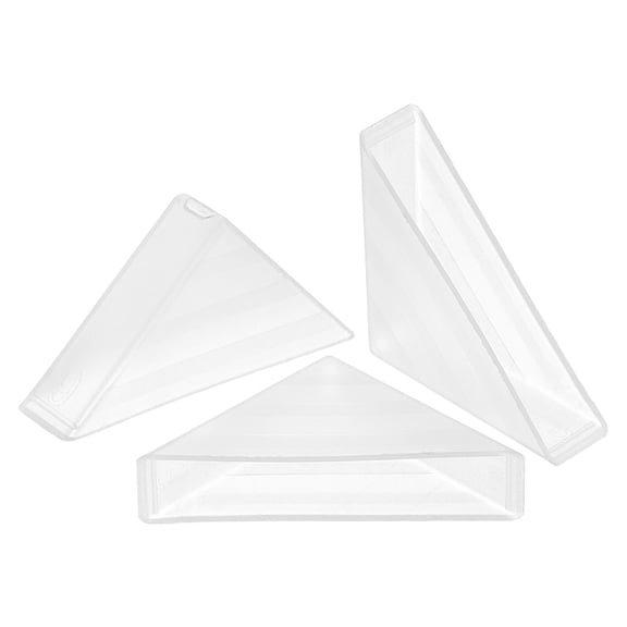 20Pack Corner Protectors 9x50mm Plastic Right Angle Corner Guards Cushion, White