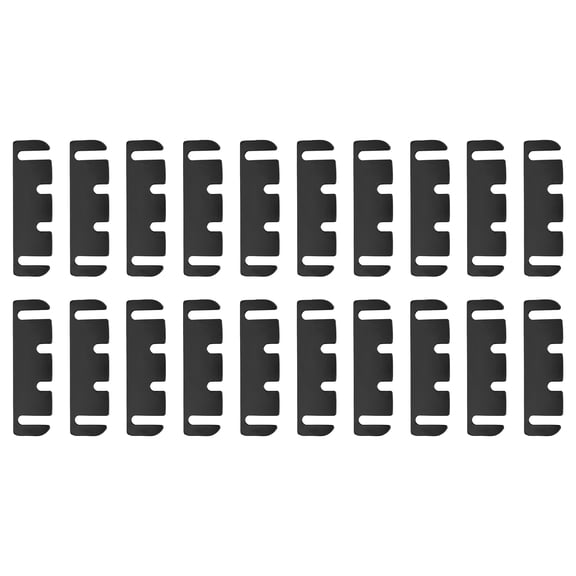 20Pack Door Hinge Shims, 4.5" x 1.3" Door Hinge Spacer Filler Plate Adjustable Repair Kit Filling Gaps in Interior Doors Kitchen Cabinets, 0.06" Thick