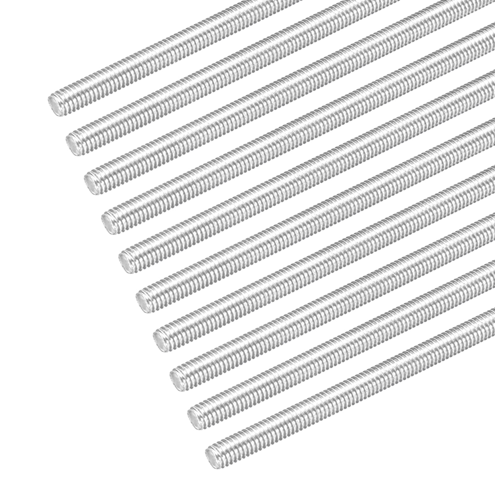 20Pack Fully Threaded Rod M4 x 170mm 0.7mm Thread Pitch 304 Stainless Steel Right Hand Threaded Rods Bar Studs
