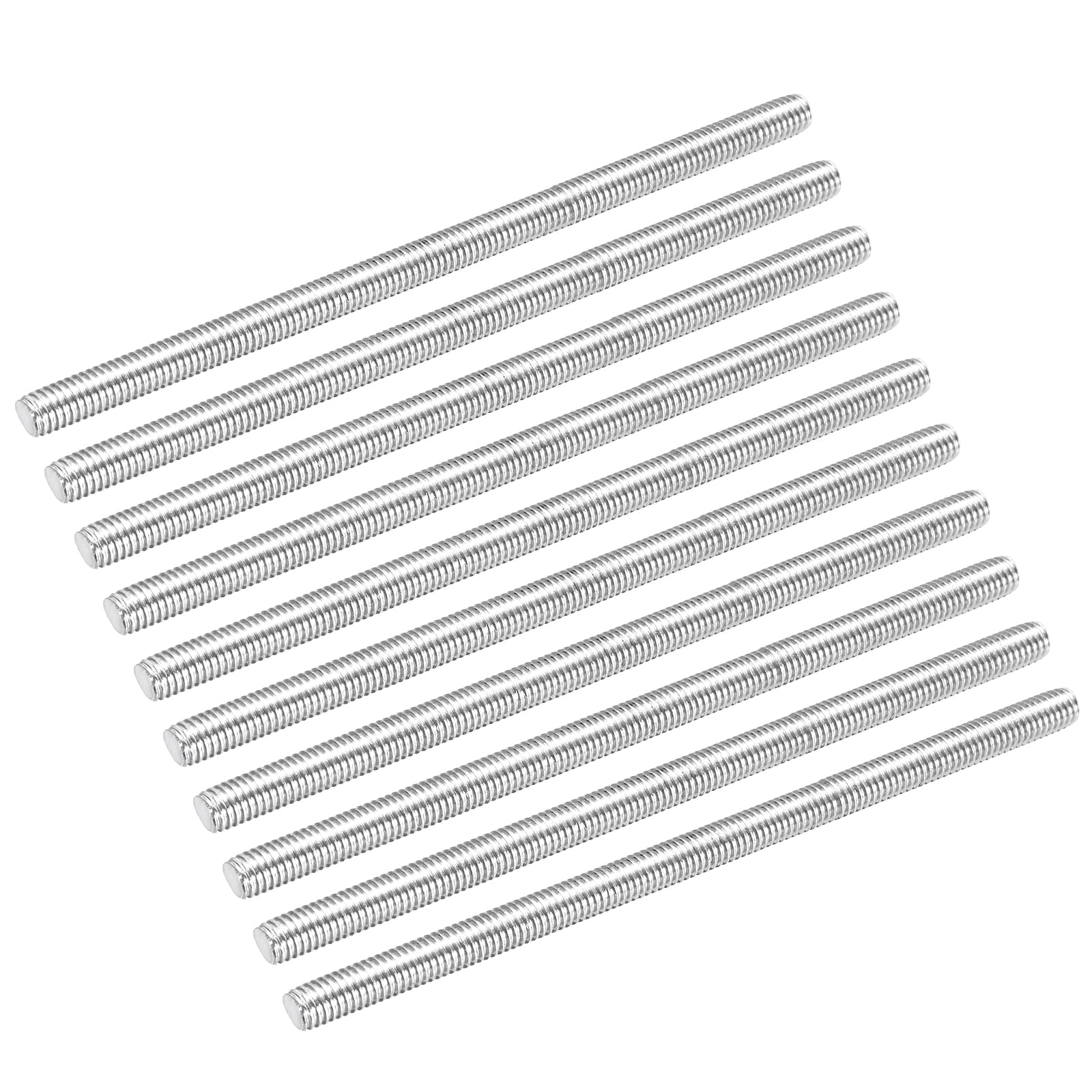 20Pack Fully Threaded Rod M6 x 120mm 1mm Thread Pitch 304 Stainless Steel Right Hand Threaded Rods Bar Studs