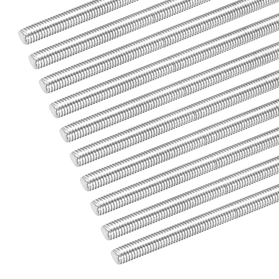 20Pack Fully Threaded Rod M6 x 150mm 1mm Thread Pitch 304 Stainless Steel Right Hand Threaded Rods Bar Studs