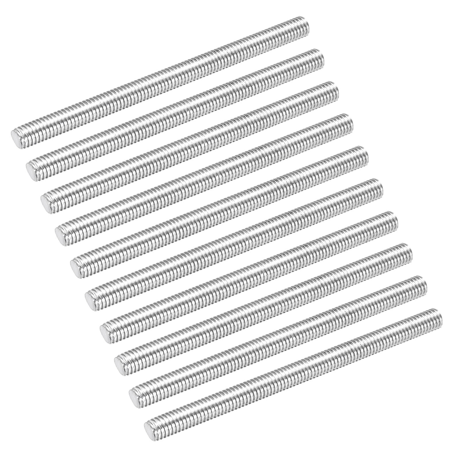 20Pack Fully Threaded Rod M6 x 90mm 1mm Thread Pitch 304 Stainless Steel Right Hand Threaded Rods Bar Studs