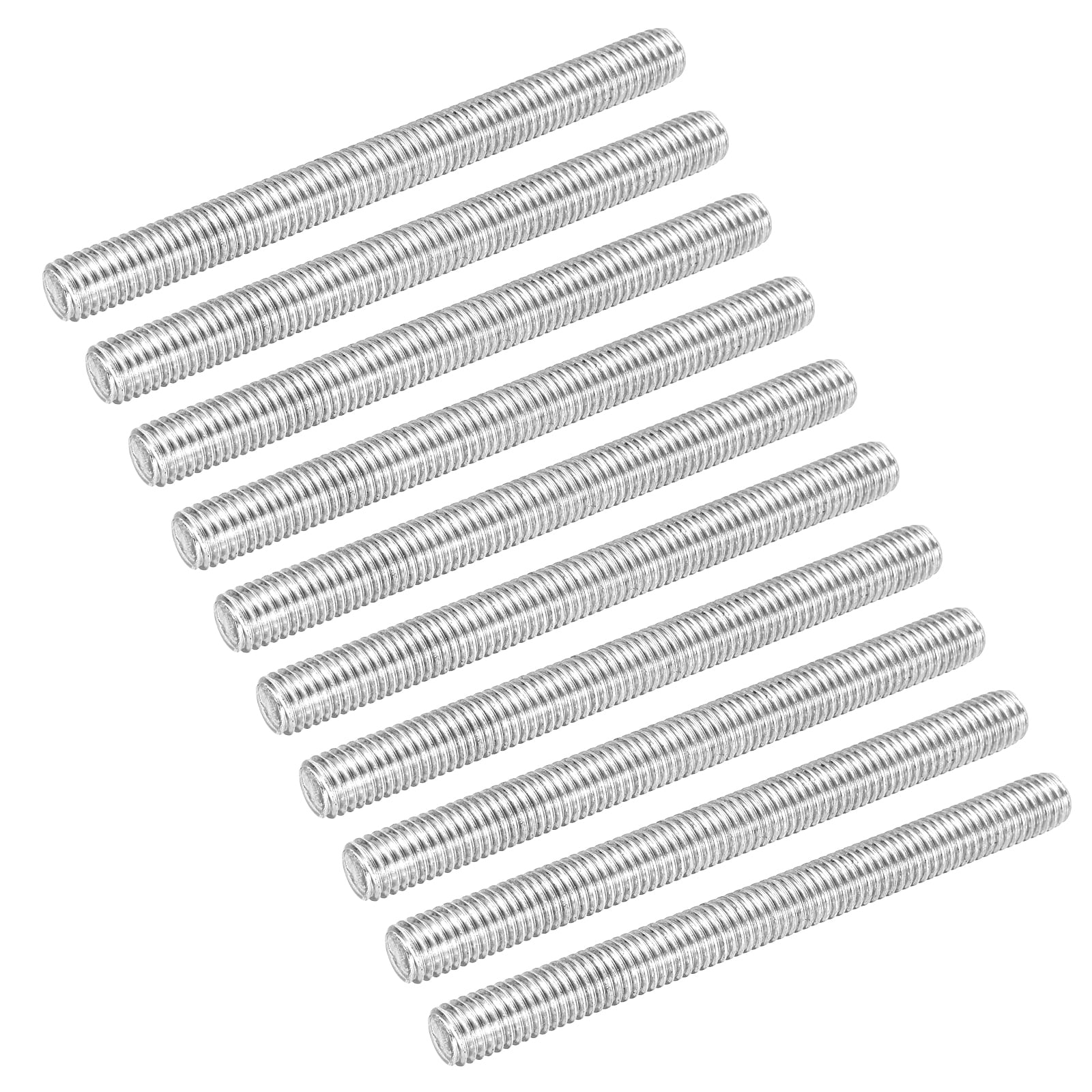 20Pack Fully Threaded Rod M8 x 90mm 1.25mm Thread Pitch 304 Stainless Steel Right Hand Threaded Rods Bar Studs