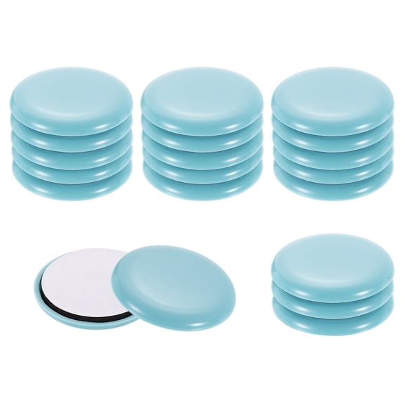 20Pack Furniture Slider, 2 Inch Round Adhesive Furniture Moving Pad, Sky Blue