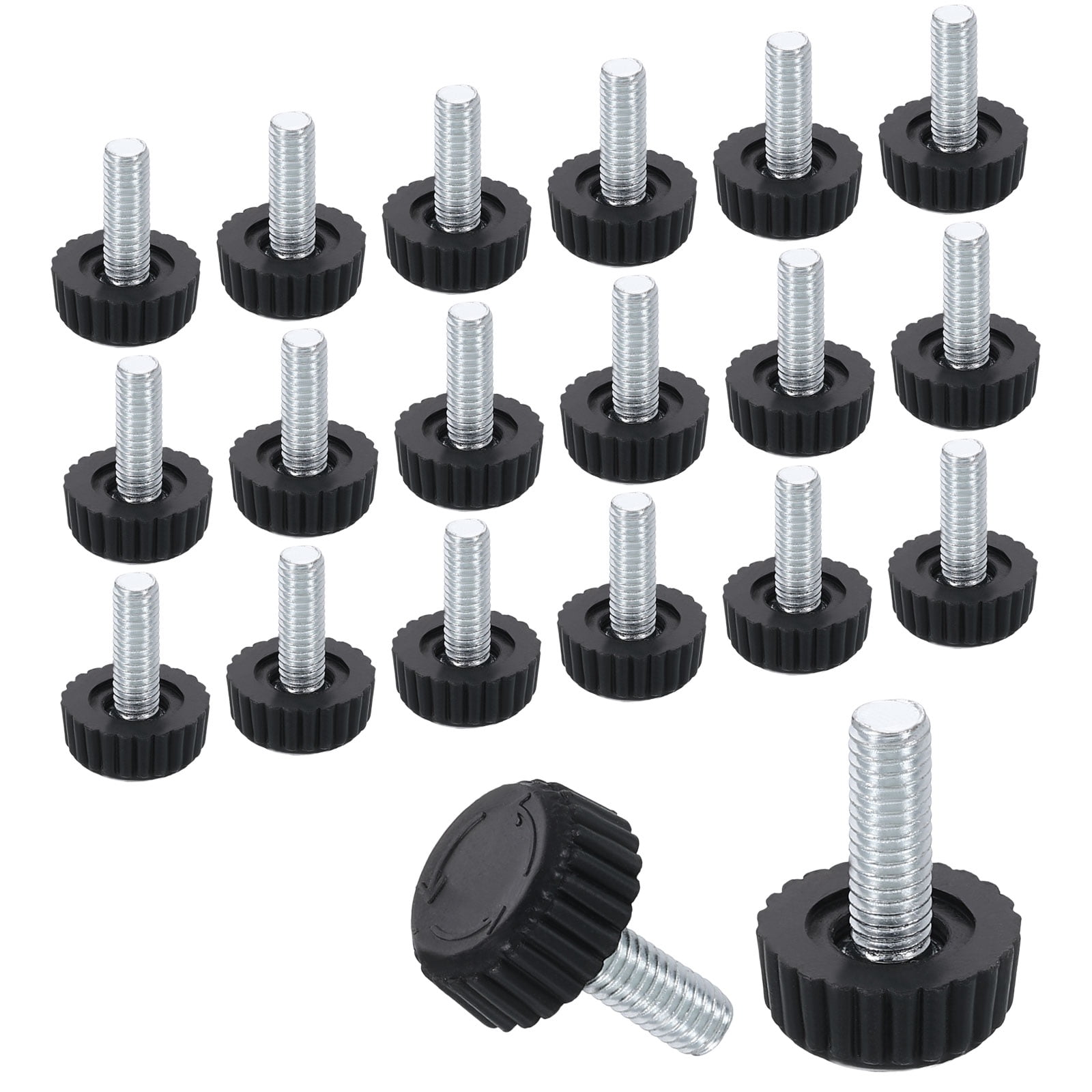 20Pack M6 Thread Furniture Feet Levelers, 17x16 Adjustable Leveling ...