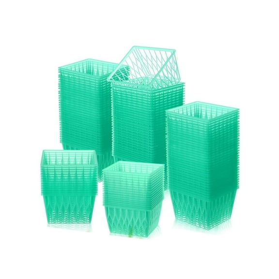 20Pack Plastic Berry Baskets,QZS Portable Produce Vented Container for Stberry,4.5x4x2.75inches Blueberry Baskets for Summer Picking & Crafts