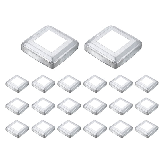 20Pack Post Base Cover, 3.75x3.75 Metal Integral Style Post Skirt Porch Column Wrap(2x2)