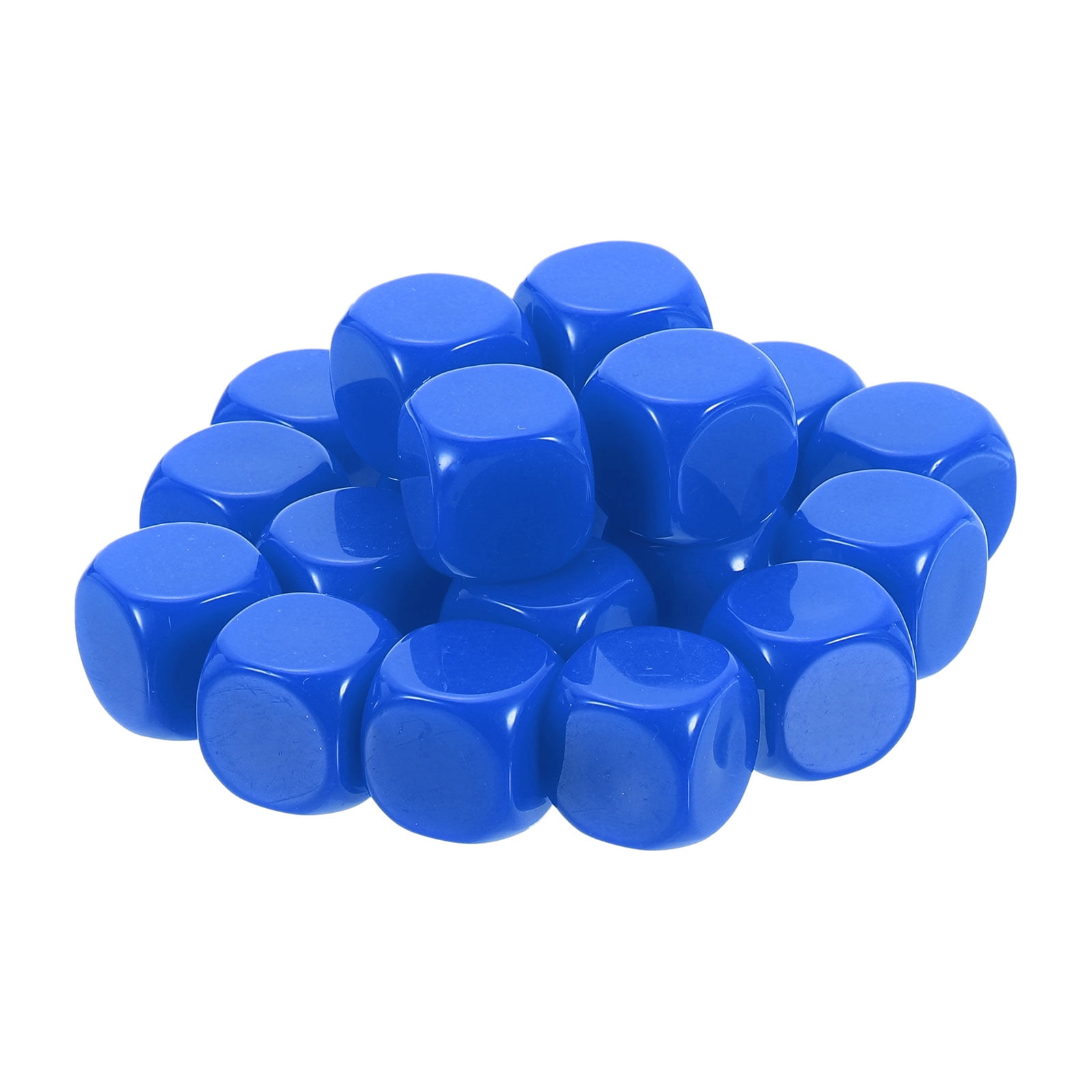 20pack rounded blank six sided dice 16mm 0 6inch acrylic dice deep