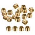 thumbnail image 1 of 20Pack Sleeve Column Beads, 4.5x6x4mm Crimp End Spacer for DIY, Gold Tone, 1 of 6