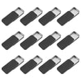 thumbnail image 2 of Black Metal Slide Top Tin Containers For Candies, Jewelry Crafts, Sewing, Guitar Picks,pills Lip 2 of 14
