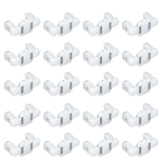 New Arrivals 20Pack Strong Magnetic Christmas Light Clips Roof for C9 Socket, Outdoor,Outside Xmas String Rope Siding Fence