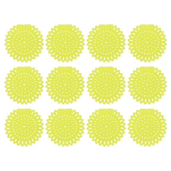 20Pack Urinal Screen Deodorizer, Anti-Clogging Odor Freshener Urinal Cakes, Yellow