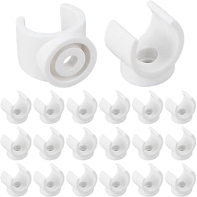 20Packs 1-Inch U-Hook PEX Holder TV Tray Replacement Clips PVC Water Pipe Clamps Talon Clamps Pipe Support Fit for 19mm OD Pipe Plastic Socket to Fix Corresponding Pipes