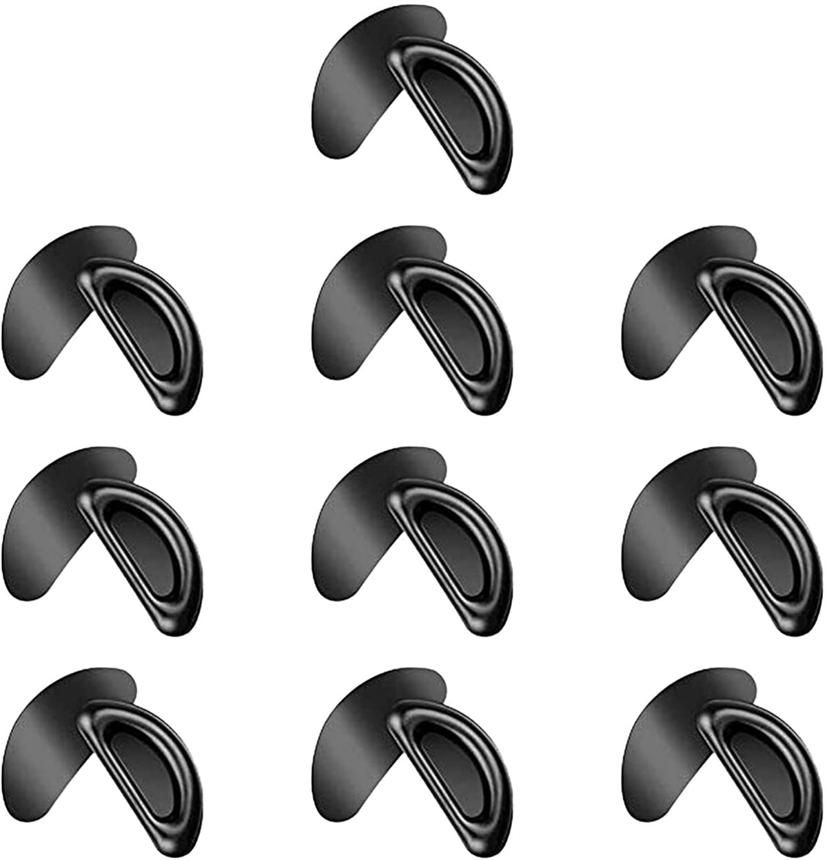 20Pair Adhesive Nose Pads AntiSlip Silicone Eyeglass Pads for Glasses